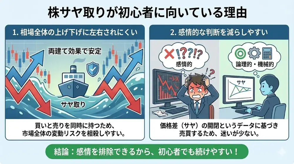 サヤ取りのメリット