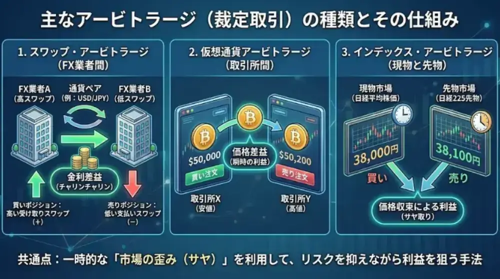 アービトラージ（裁定取引）とは？