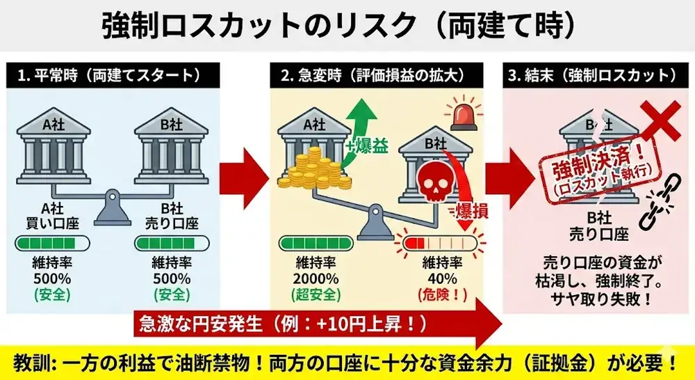 強制ロスカットのリスク解説