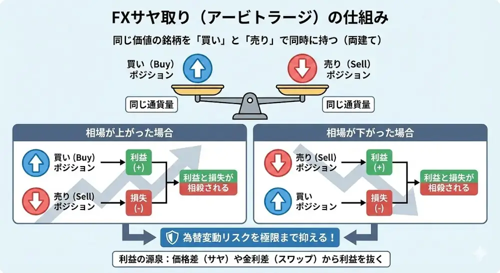 FXサヤ取りの基本概念