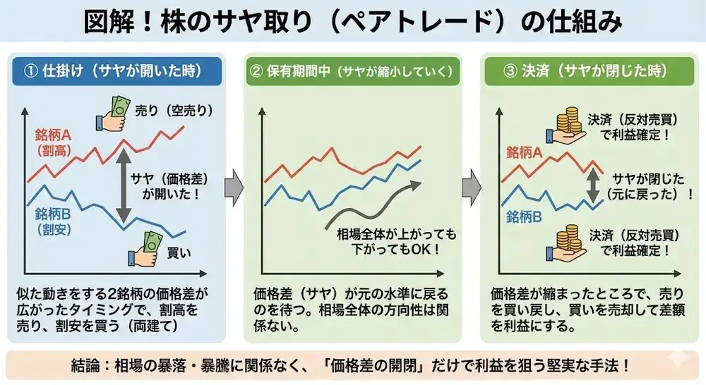 株サヤ取りの基本概念