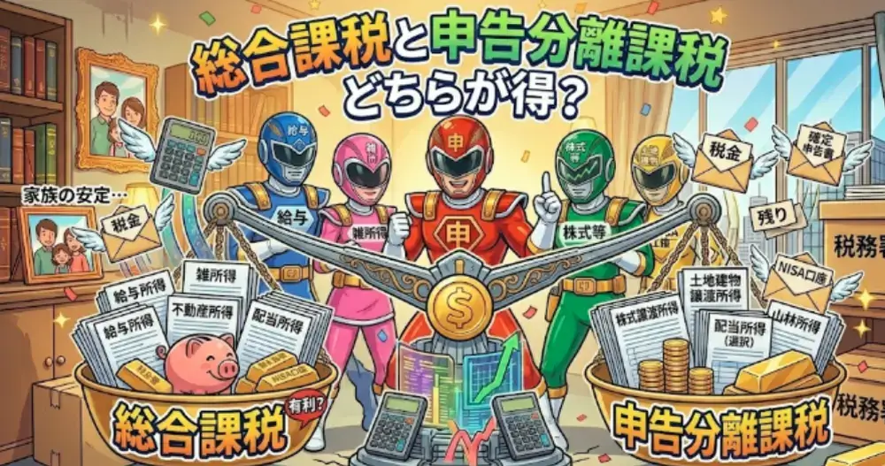 総合課税と申告分離課はどちらがお得？