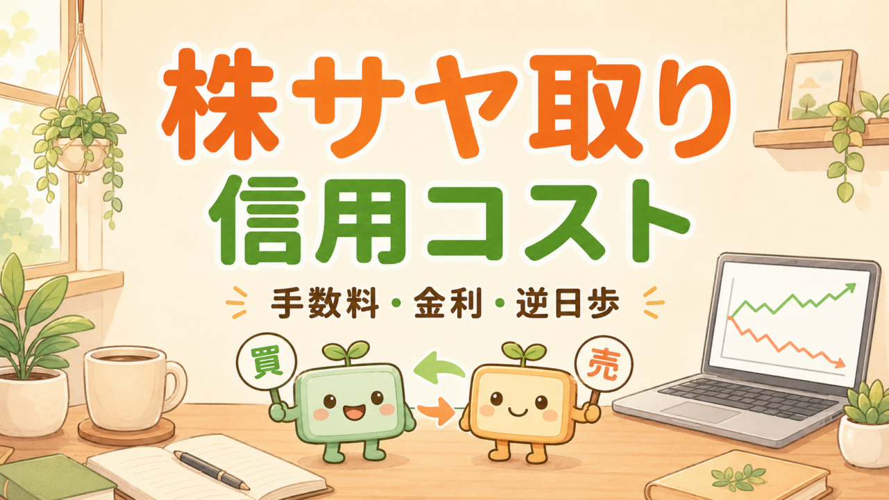 株サヤ取りの信用コスト解説
