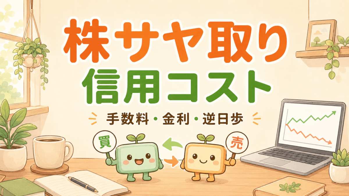 株サヤ取りの信用コスト解説