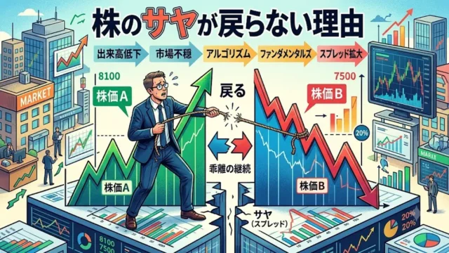 株のサヤが戻らない理由