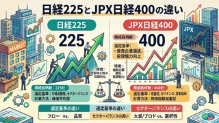 日経225とJPX日経400の違い｜サヤ取りで指数採用銘柄を見る注意点