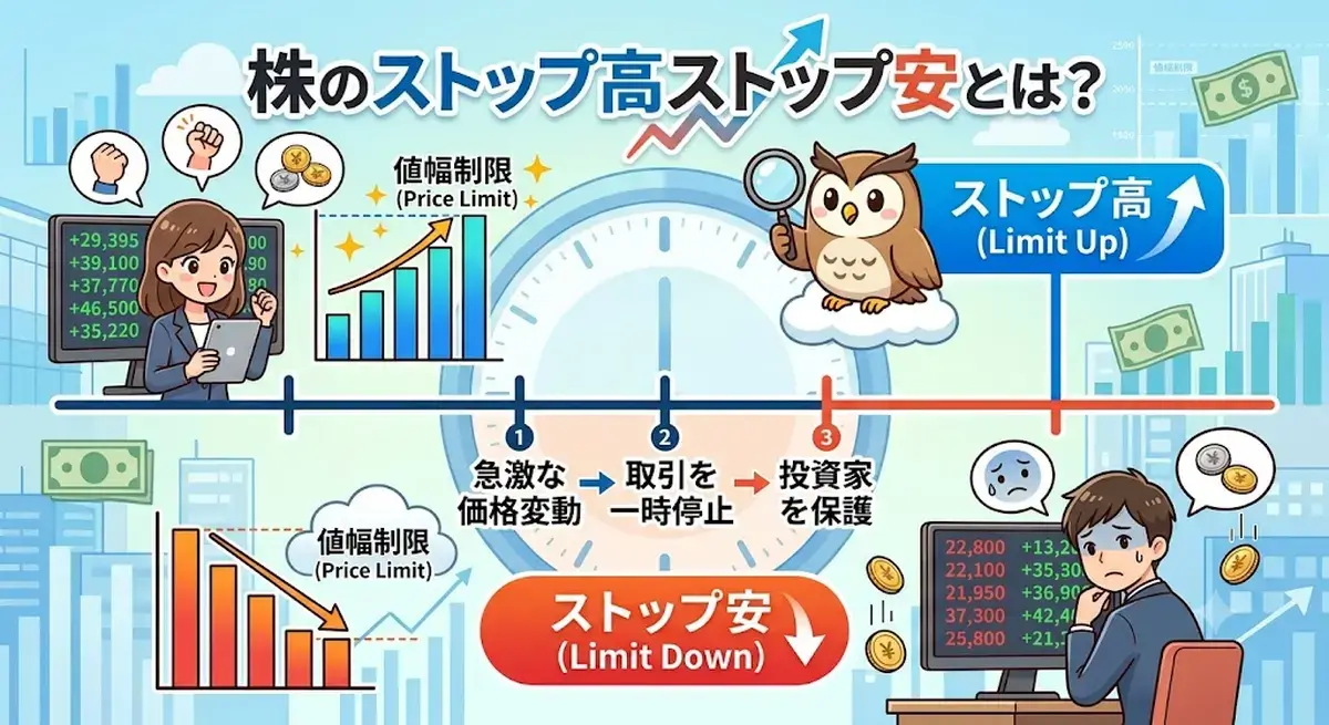 株のストップ高ストップ安とは？
