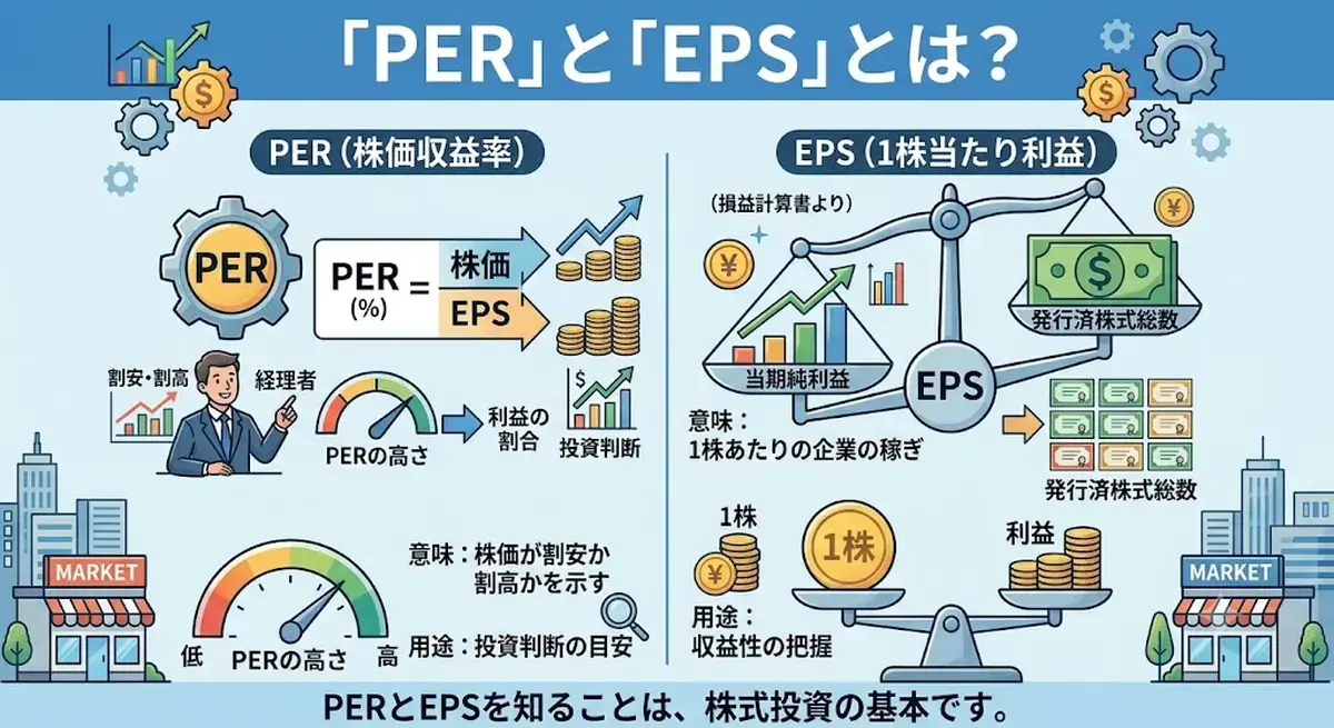 「PER」と「EPS」とは？　
