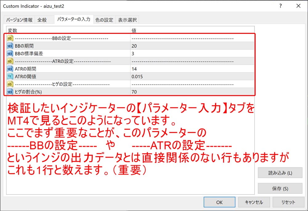 Icustomでのパラメータ変更について Mt4 インジケーター倉庫クラウド館