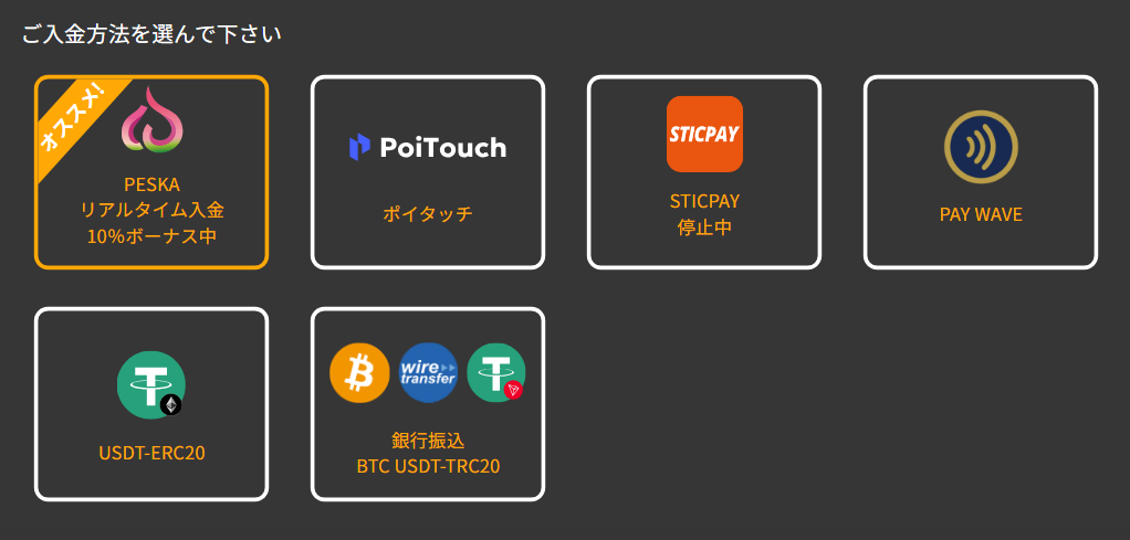 Bi-Winning入金方法