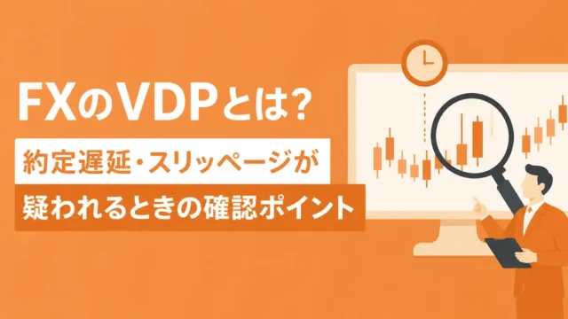FXのVDPとは？約定遅延・スリッページが疑われるときの確認ポイント