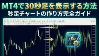 MT4で30秒足、3分足を表示する方法